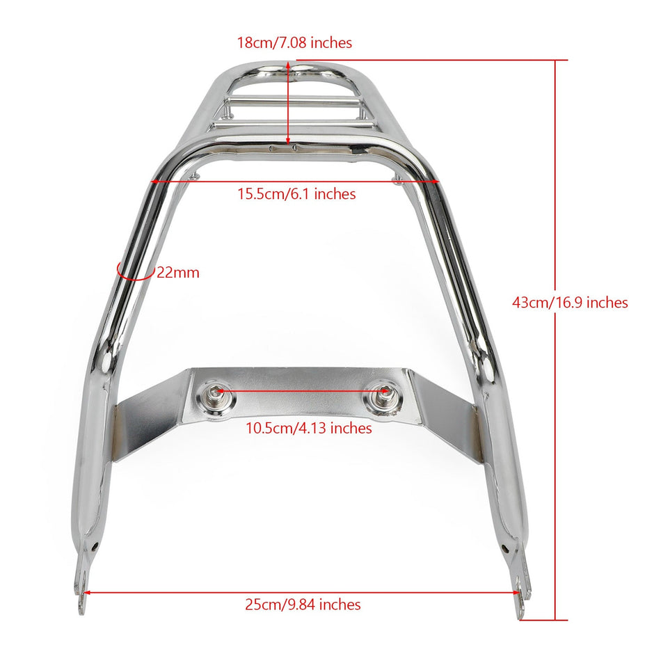 2018-2024 Honda Monkey 125 Z125 Heckgep?cktr?ger Chrom