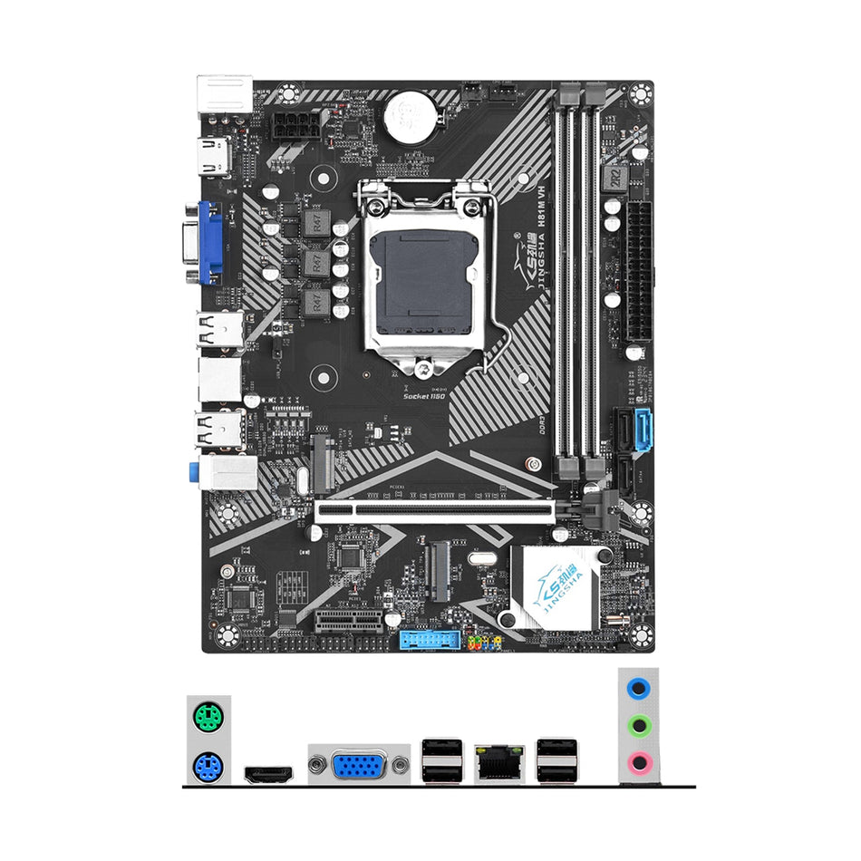 H81M VH Computer Motherboard Desktop DDR3 Speicher LGA 1150-pin unterstützt M.2