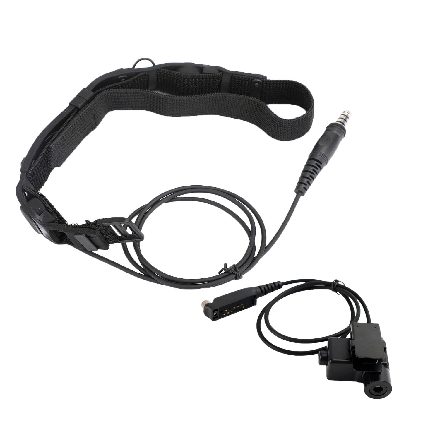 Tactical Throat Tube Mic 7.1mm Plug Headset für Sepura STP8000 STP8030 STP8035