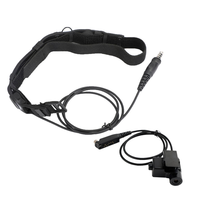 7,1 mm Stecker Tactical Throat Tube Headset 6Pin U94 PTT für STP8040 STP8080 STP9000