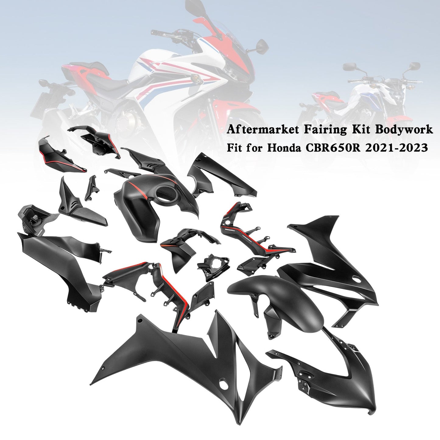 Honda CBR650R 2021-2023 Verkleidungsset ABS-Kunststoffspritzguss