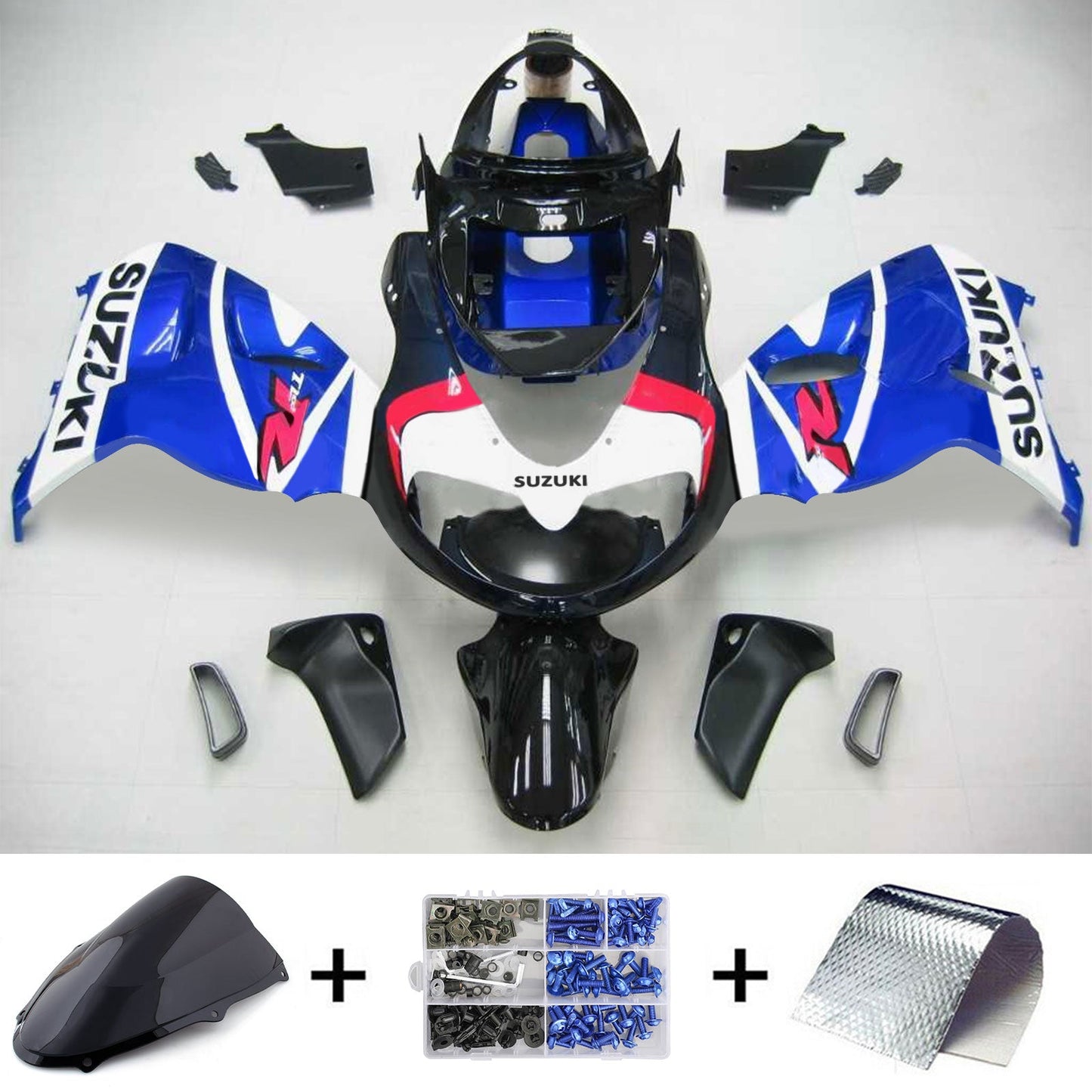 Amotopart Suzuki TL1000R 1998-2003 Verkleidungskit Karosserie Plastikabs ABS