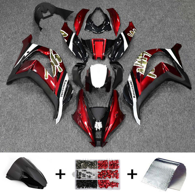 Amotopart Verkleidungsset für Kawasaki ZX10R 2016–2020, Karosserie, Kunststoff, ABS