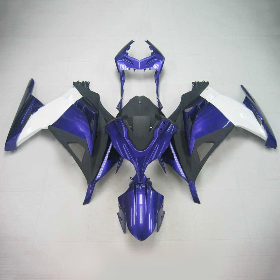 Kit de peur Amotopart Kawasaki 2013-2017 EX300/NINJA300 Noir Bleu