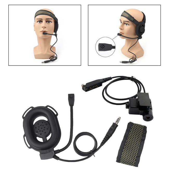 FürSepura STP8040 STP8080 STP9000 6-Pin PTT Z Taktische Bowman Elite II Headset