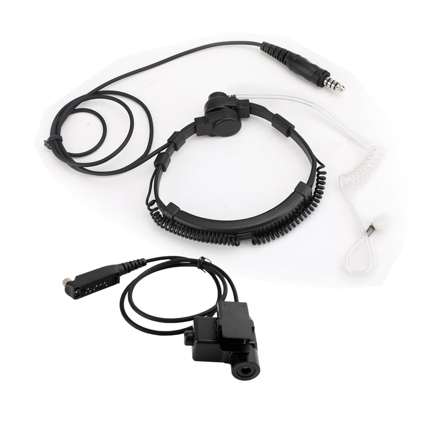 7.1mm Big Plug Tactical Throat Mic Headset für Sepura STP8000 STP8030 STP8035