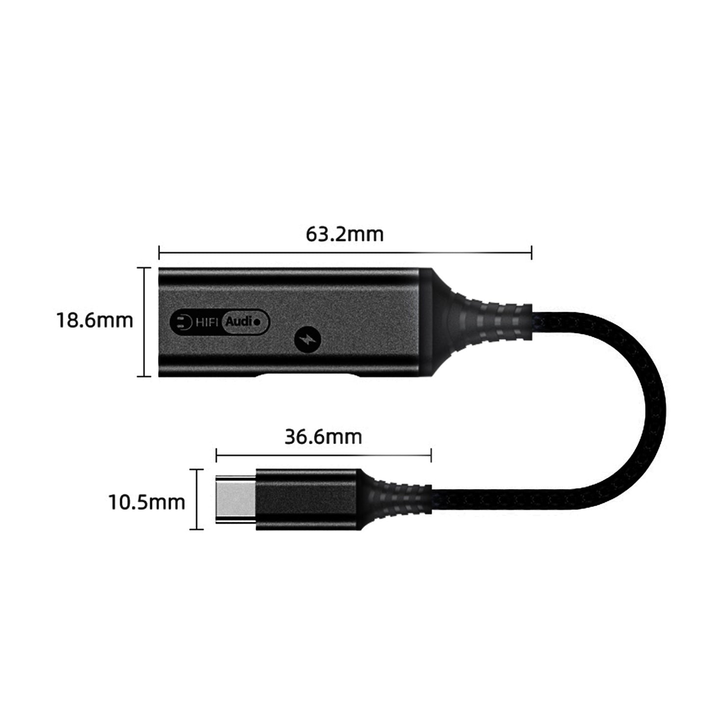 2 in 1 Ladegerät 60W PD Schnellladekabel für Huawei Samsung Schnellladegerät