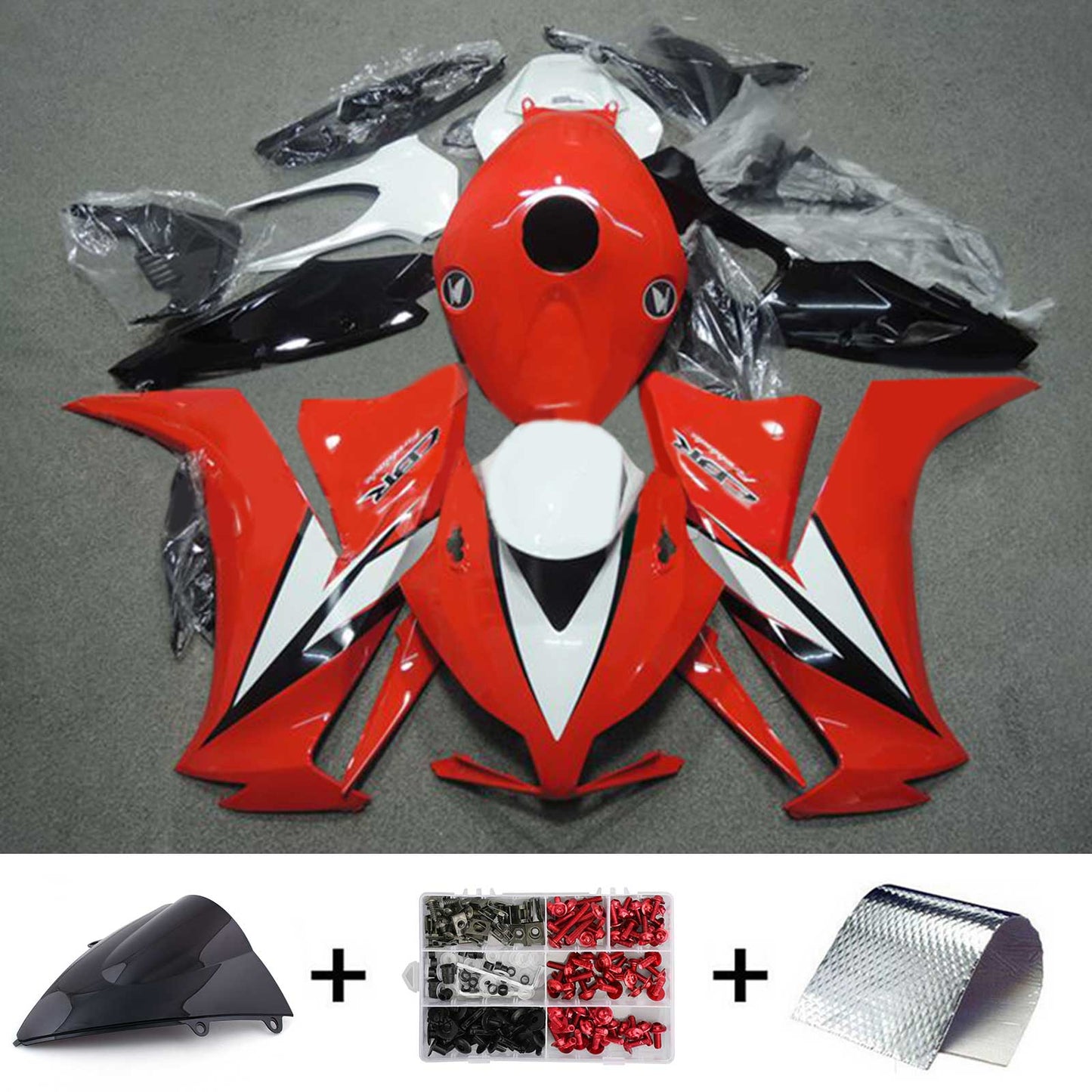 Amotopart Honda CBR1000RR 2012–2016 Verkleidungsset, Karosserie, Kunststoff, ABS