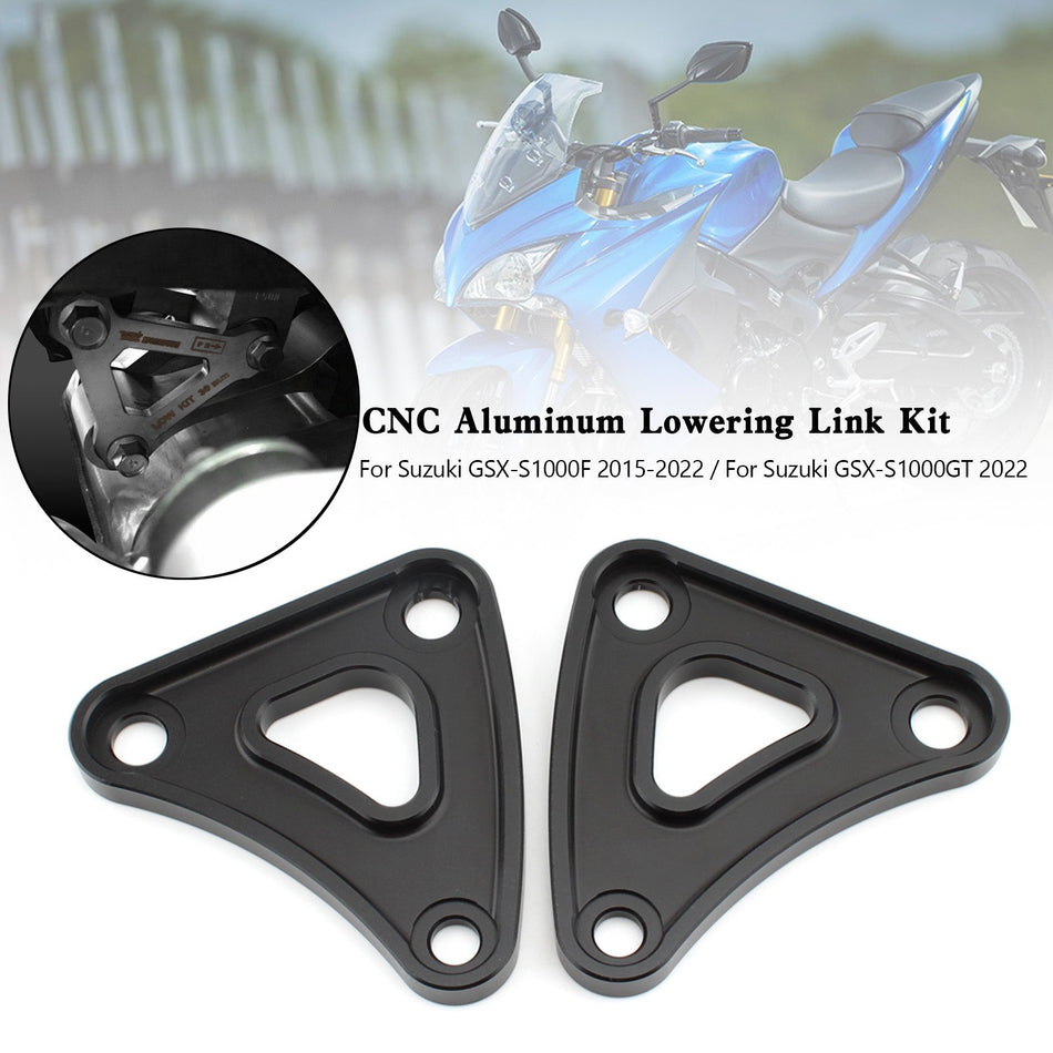 20mm 2015-2022 Suzuki GSX-S1000 GSXS1000 CNC Aluminium Lowering Link Kit