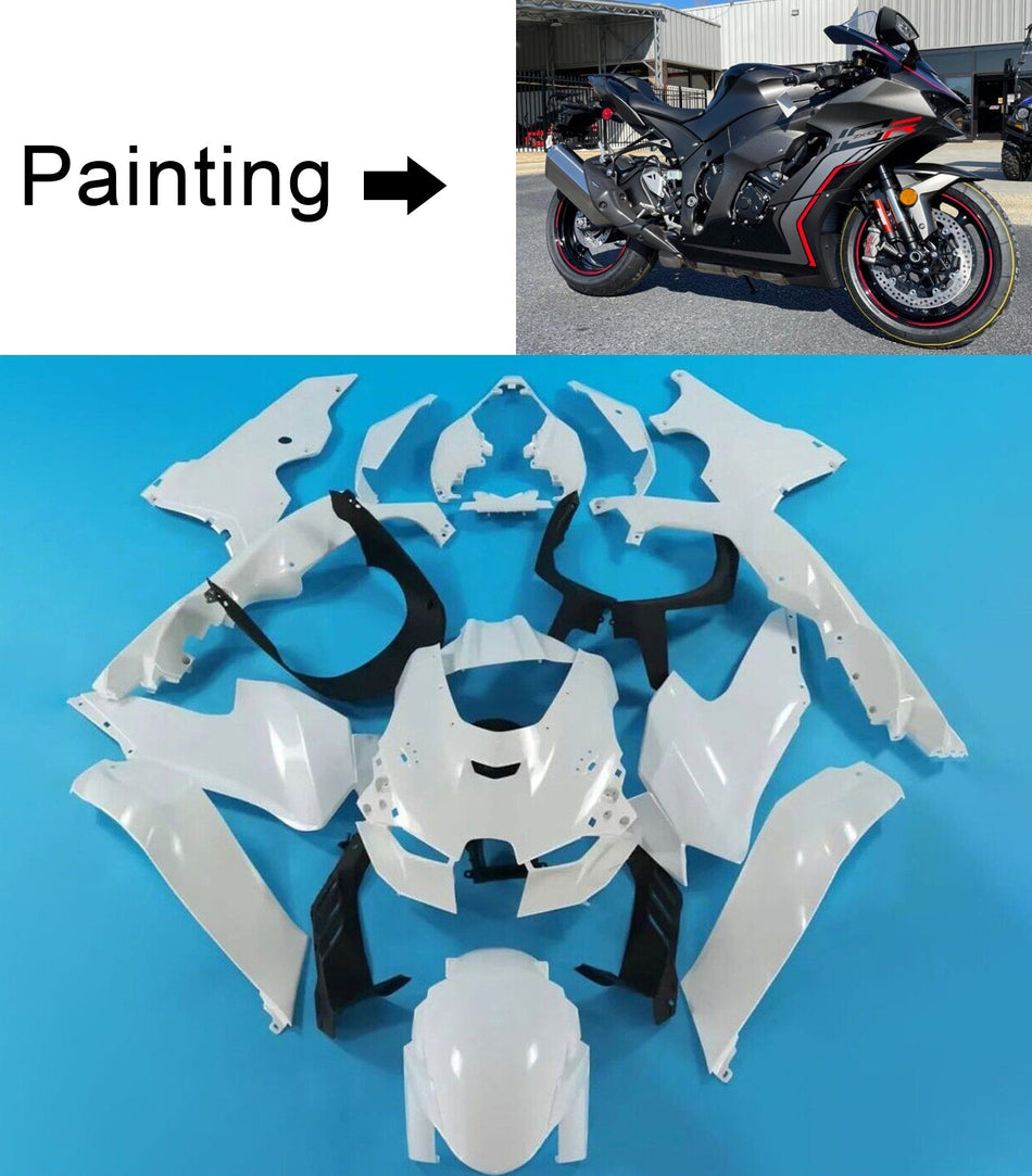 Amotopart Kawasaki ZX-10R ZX10R 2021-2023 Verkleidungskit Karosserie ABS