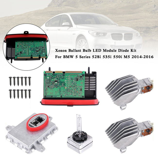 Xenon-Vorschaltger?t, LED-Modul, Dioden-Set für BMW 5er 528i 535i 550i M5 14–16
