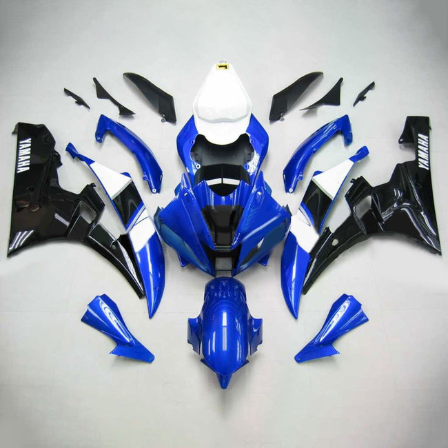 Amotopart Yamaha 2006-2007 YZF 600 R6 Blue Black Abzugskit