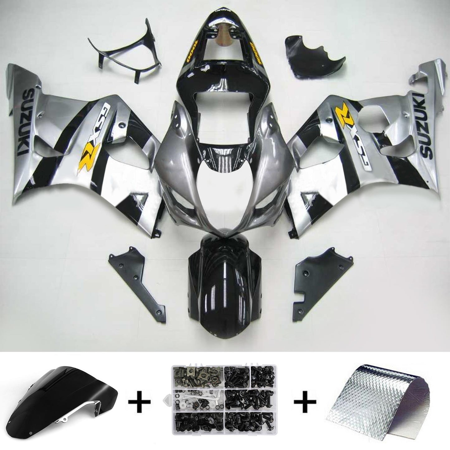 Amotopart Suzuki GSXR1000 2003-2004 Verkleidungskit K3