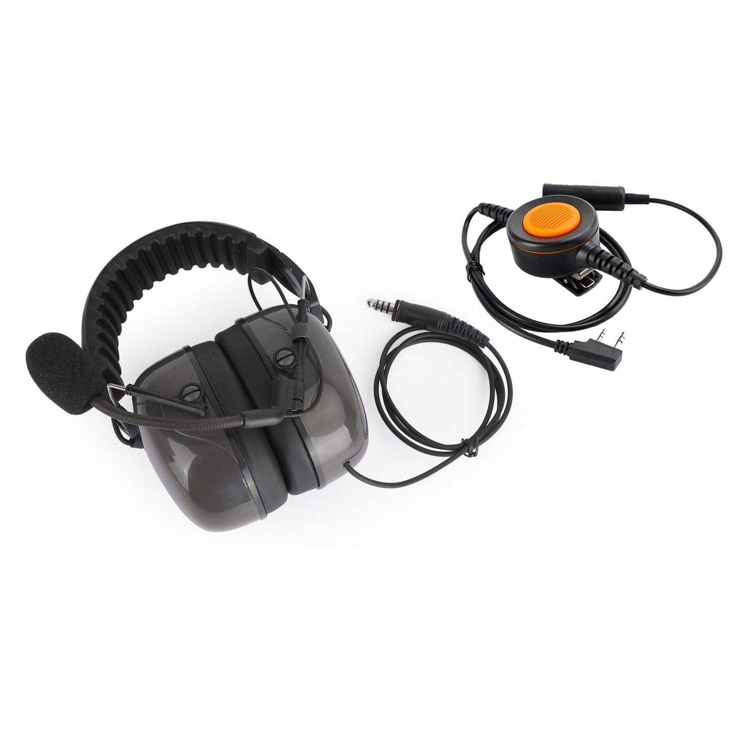 7.1-C5 einstellbares Headset mit Ger?uschunterdrückung für Kenwood TK-208 TK-220 TK-240