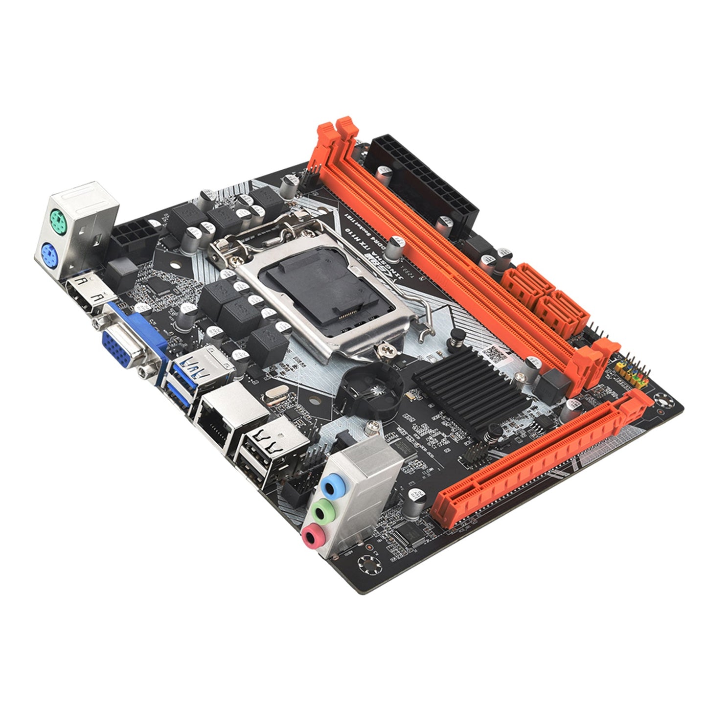 2*DDR3 USB3.0 SATA3 NVME WIFI Bluetooth ITX H110 Bergbau Motherboard LGA 1151