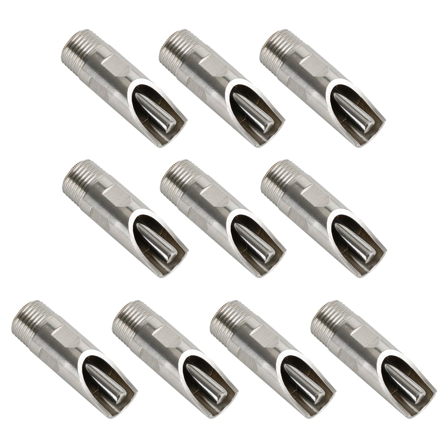 10 Stück 1/2" NPT Schweine-Nippeltr?nke, automatische Tr?nke, Futterspender, Edelstahl, Fedex Express