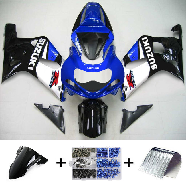 Amotopart Suzuki GSXR750 2001-2003 Verkleidungskit Karosserie Plastik