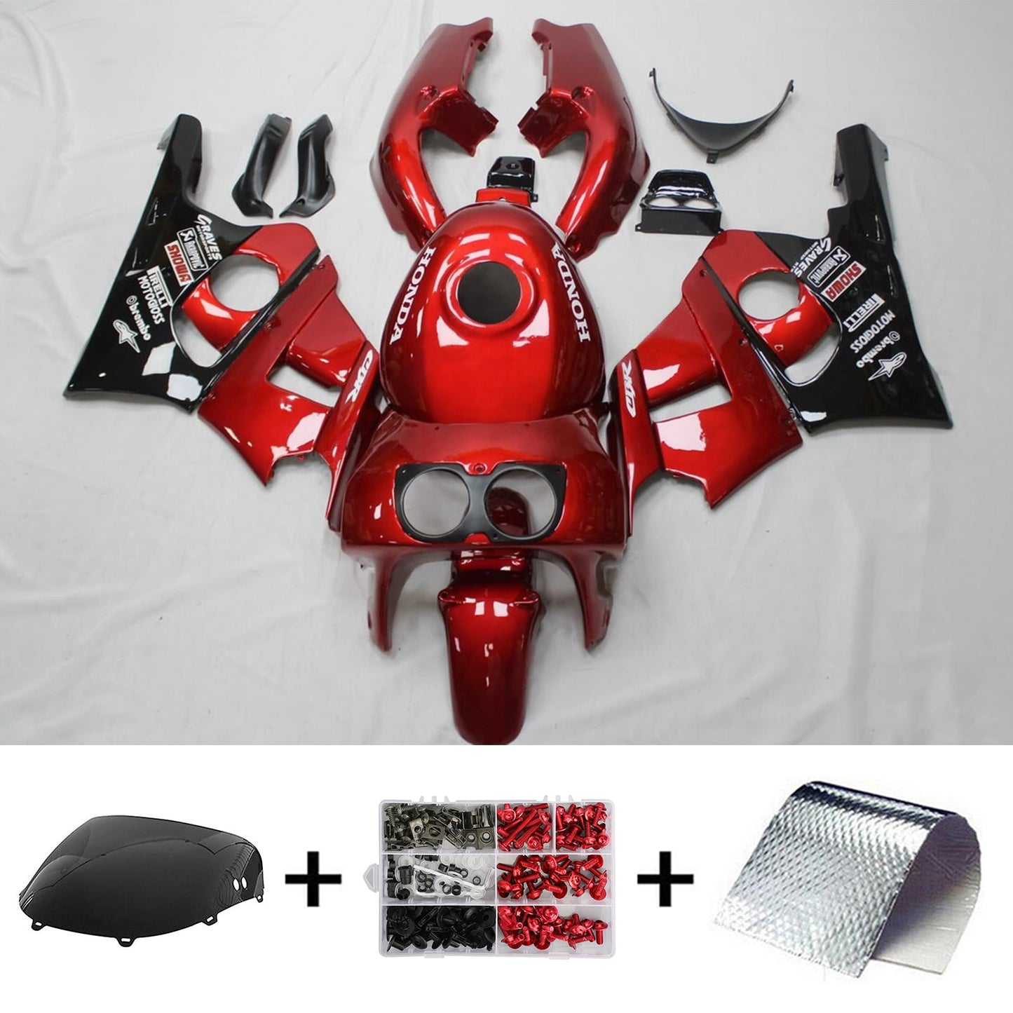 Kit de carénage Amotopart 1990-1999 Honda CBR400RR NC29