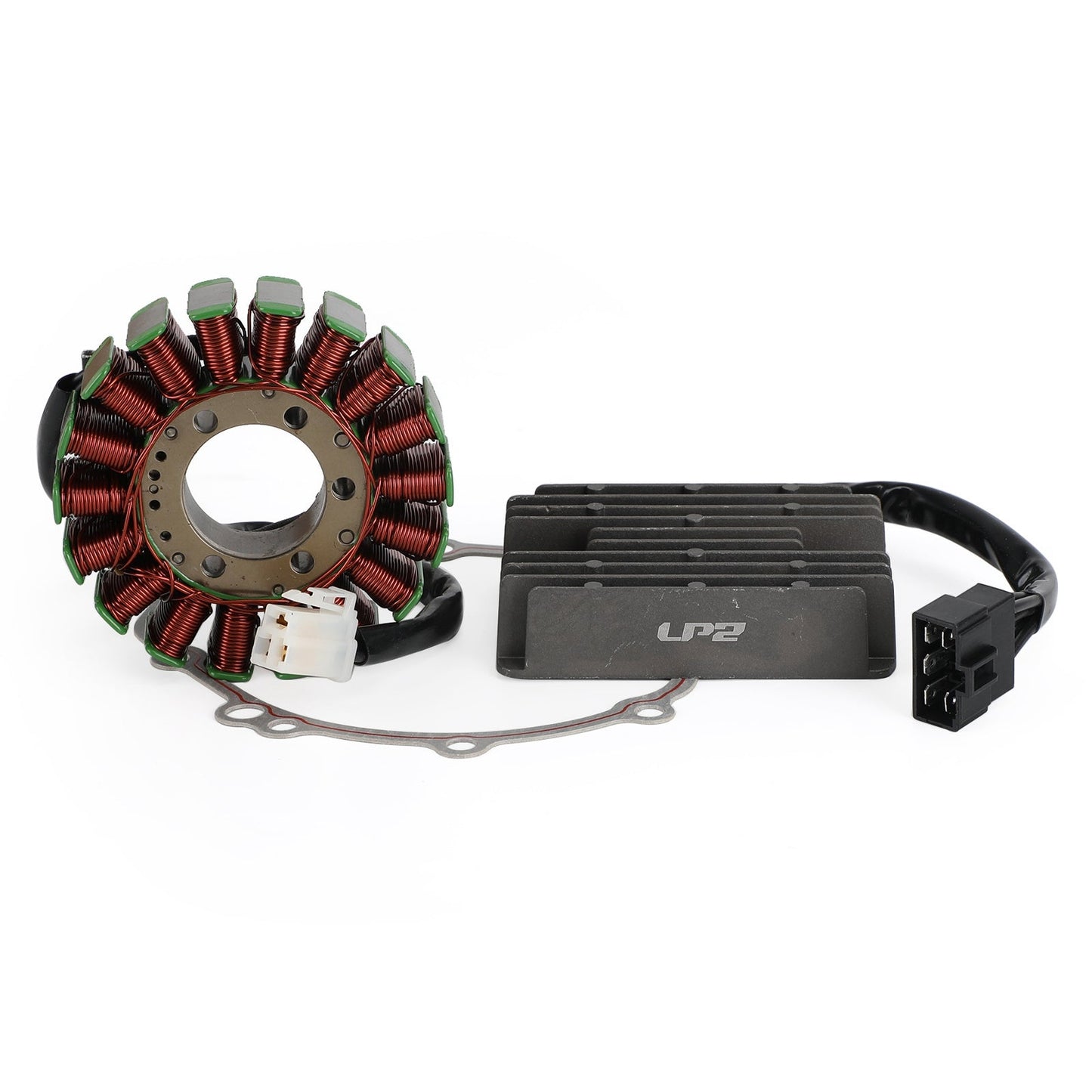 Magneto-Spulen-Stator+Spannungsrichter+Dichtung für Suzuki GSXR 600 750 2004-2005 Generikum