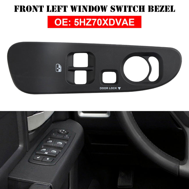 Front Left Window Switch Bezel For Dodge Ram 1500 2005-2009 5HZ70XDVAE
