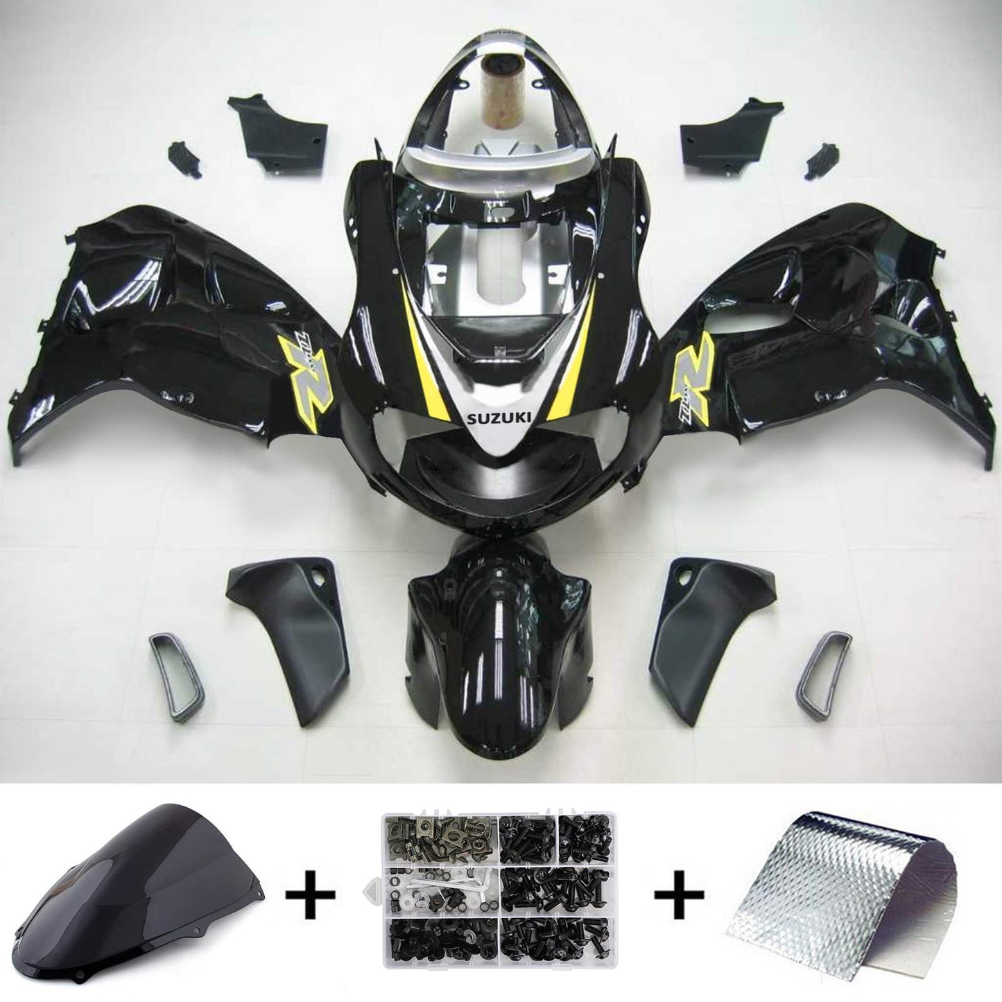 Amotopart Suzuki TL1000R 1998-2003 Verkleidungskit Karosserie Plastikabs ABS