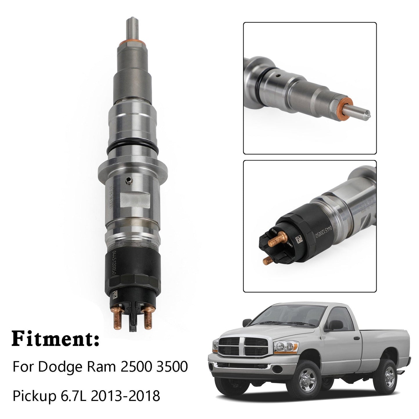 Dodge Cummins 6.7L 2013-2018 Injecteur à rampe commune diesel 0986435574 Générique