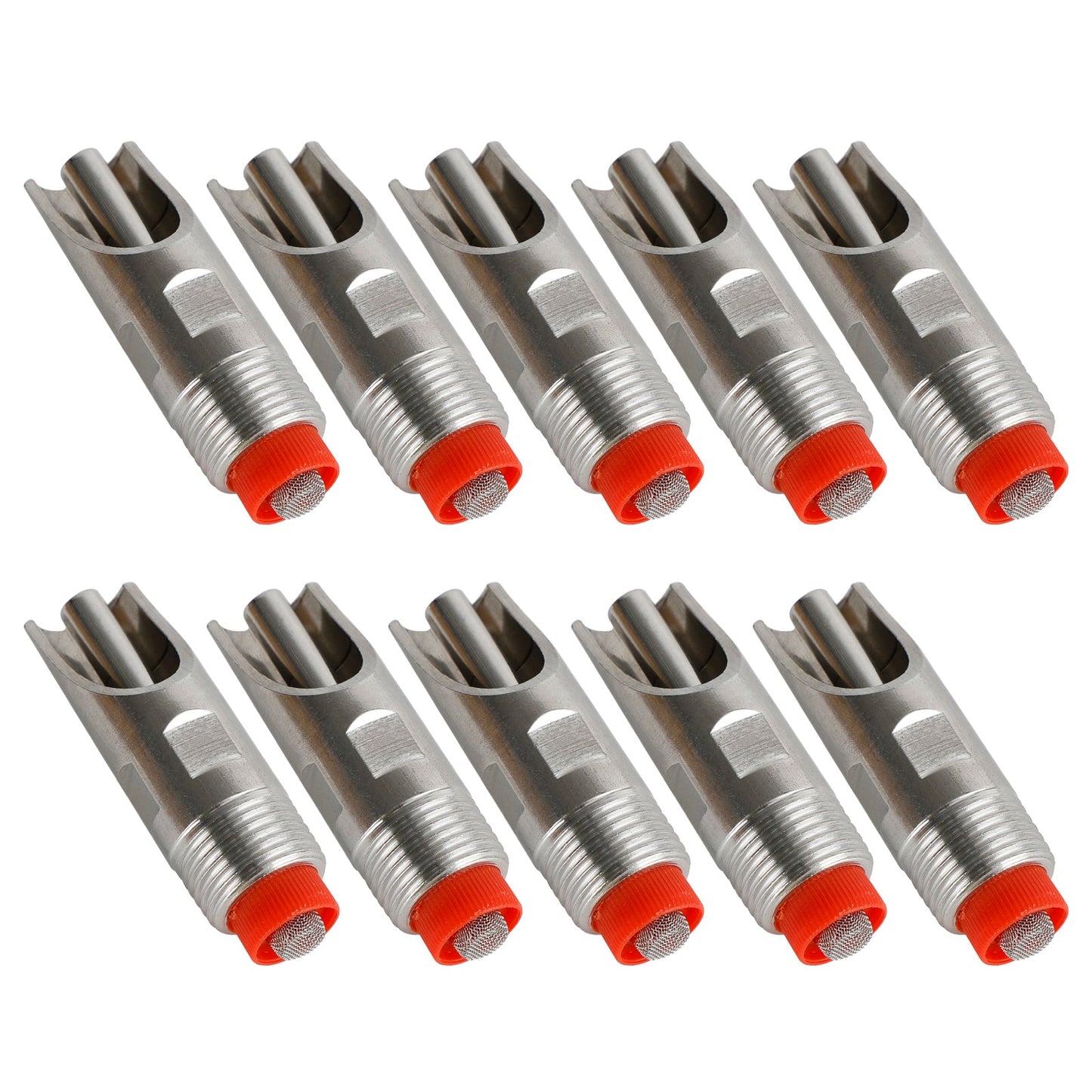 10 Stück Edelstahl-Tr?nke-Tr?nken-Werkzeuge 1/2" NPT-Gewinde Pig Hog Automatic Fedex Express