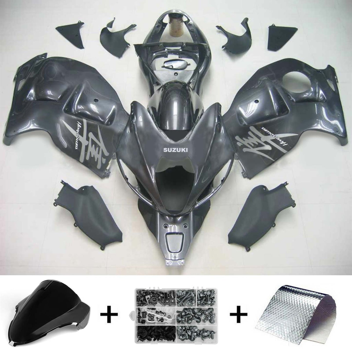 Amotopart Suzuki Hayabusa GSXR1300 1999-2007 Verkleidungskit Karosserie Plastik