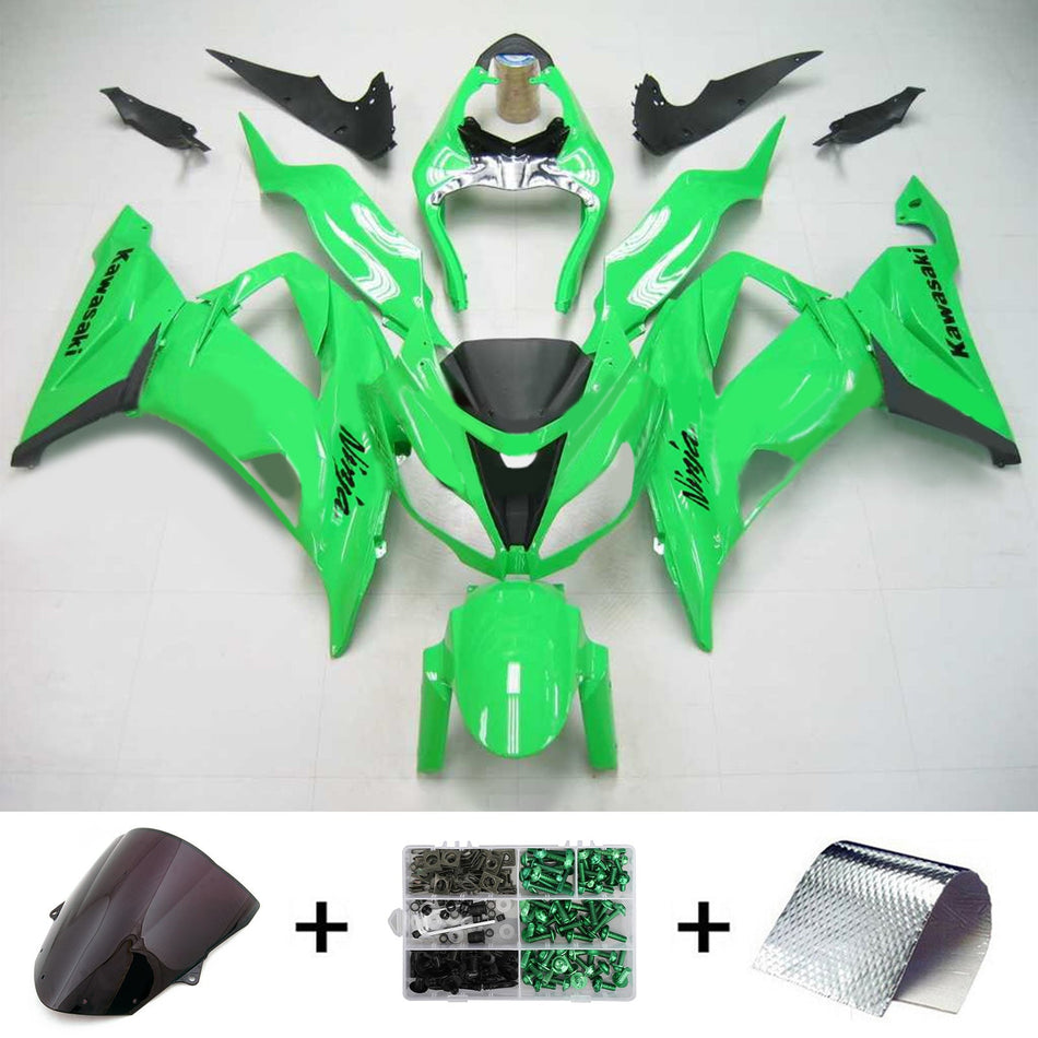 Amotopart Kawasaki 2013-2018 ZX6R 636 Kit Craignant Vert