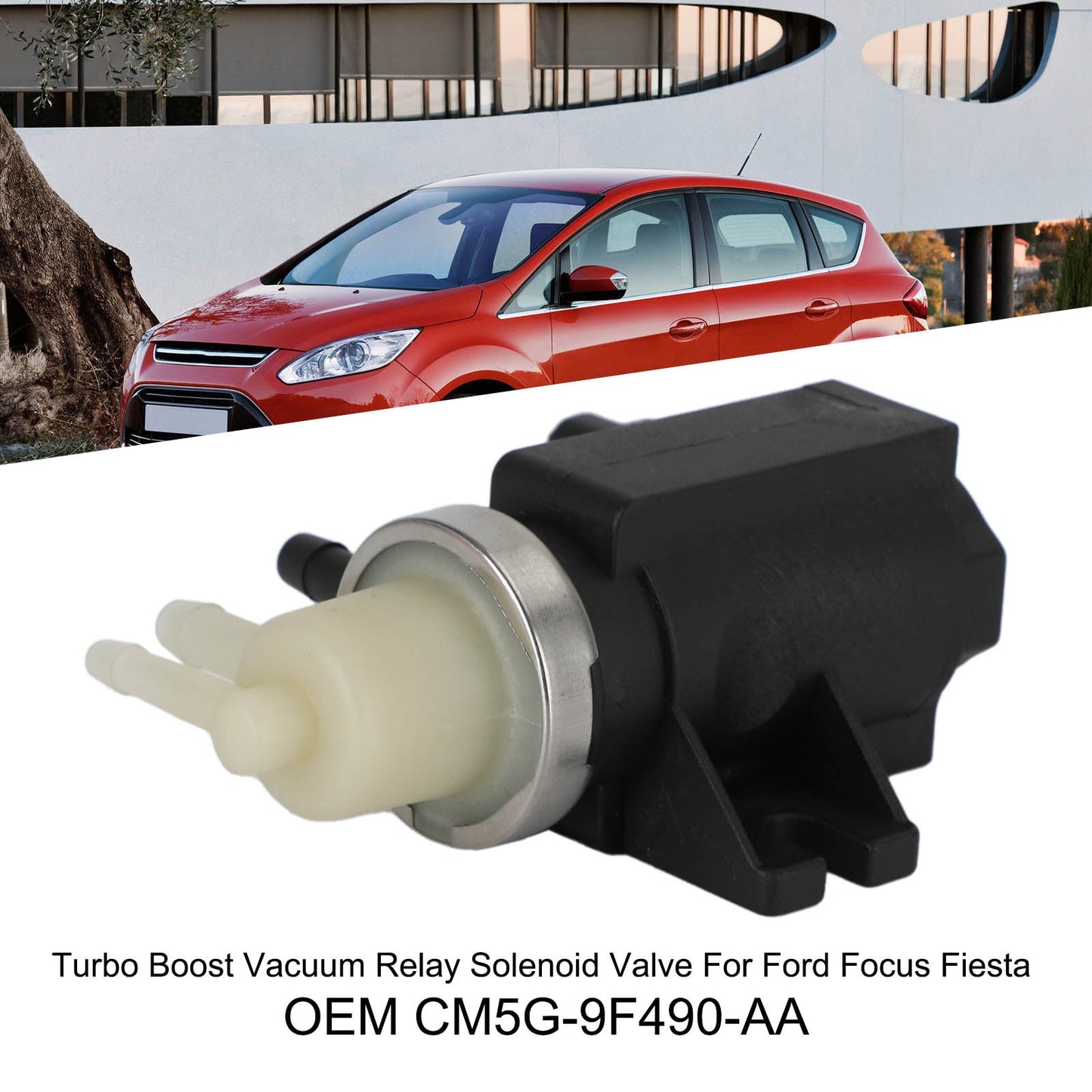 Électrovanne de relais de vide Turbo Boost pour Ford Focus Fiesta CM5G-9F490-AA générique