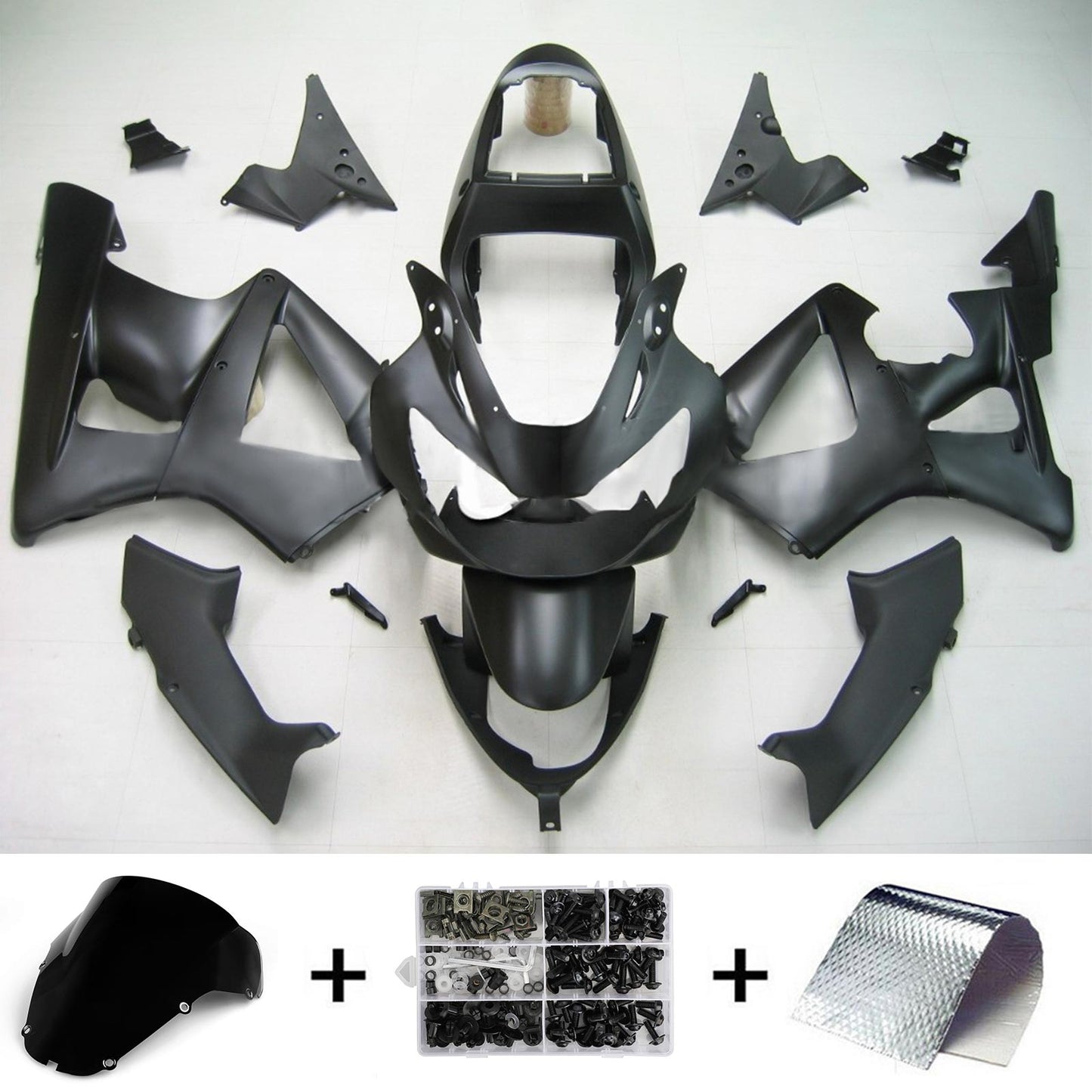 Amotopart Honda CBR929RR 2000-2001 Kit de carénage Corps Plastique ABS