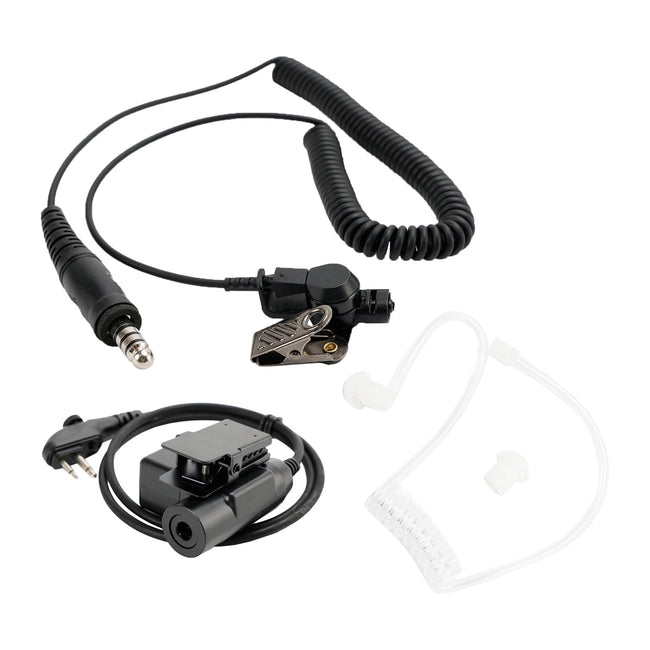 Für Hytera PD415 PD500 PD565 6Pin U94 PTT 7.1-A3 Single Transparent Tube Headset