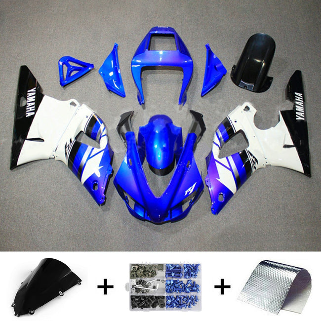 Amotopart Yamaha YZF 1000 R1 1998–1999 Verkleidungsset, Karosserie, Kunststoff, ABS