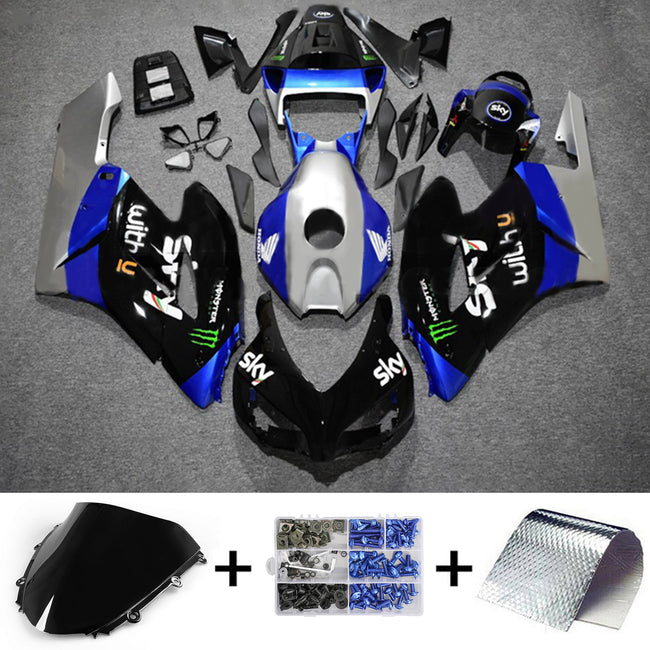 Amotopart Honda CBR1000RR 2004–2005 Verkleidungsset, Karosserie, Kunststoff, ABS