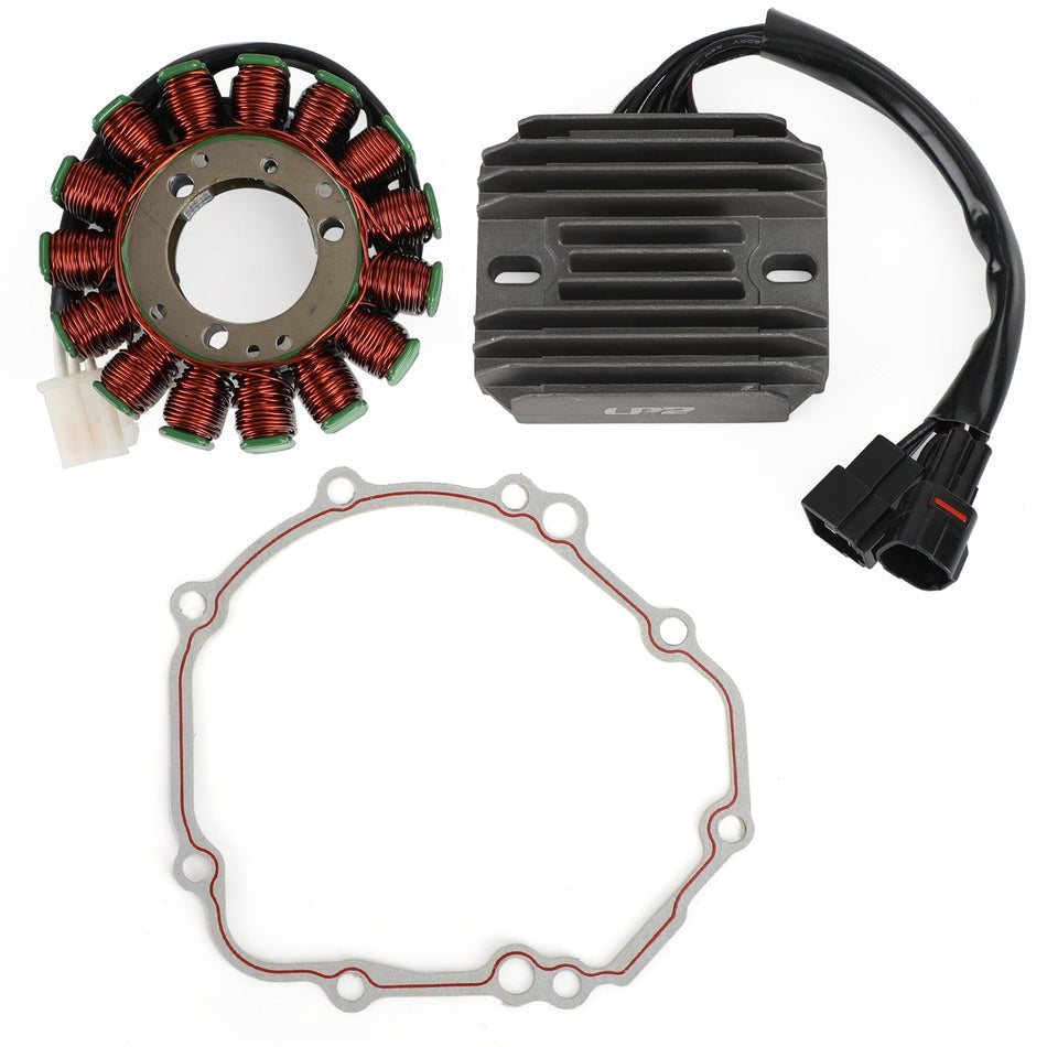 Bobines de stator + redresseur de régulateur de tension + joint pour Suzuki GSX-R GSXR 1000 07-08 générique