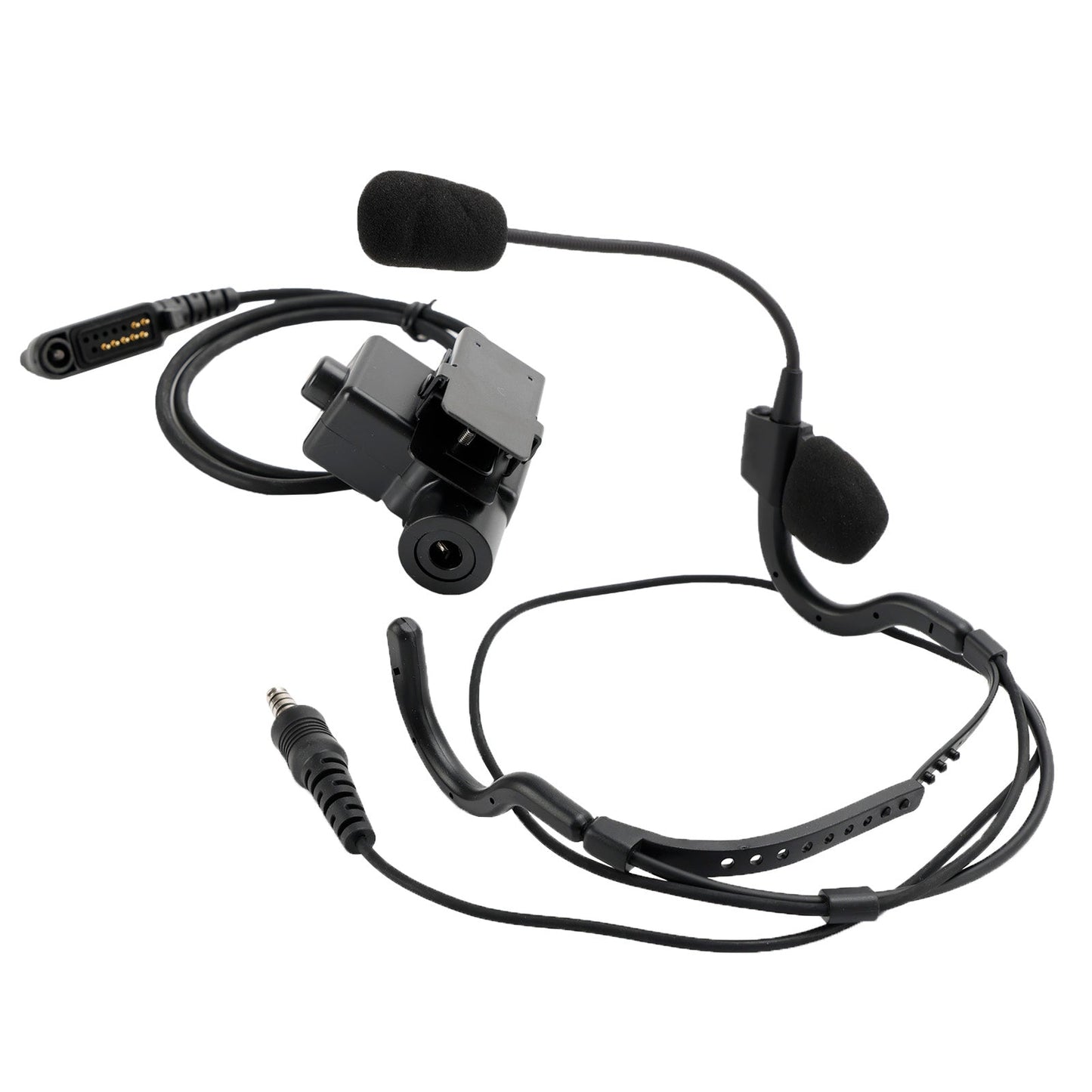 7,1-C8 Hinten Montieren Stecker Taktische Headset 6Pin U94 PTT Für HYT PD682g PD662g PD665