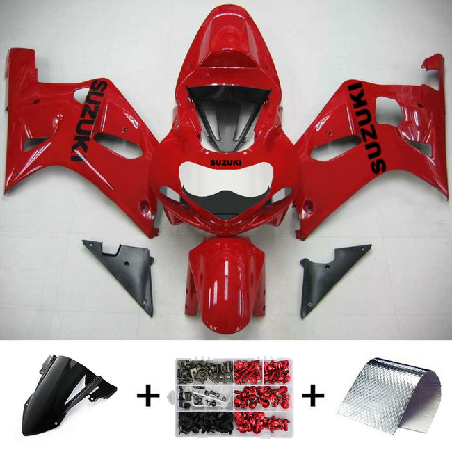 Amotopart Suzuki GSXR750 2001-2003 Verkleidungskit Karosserie Plastik