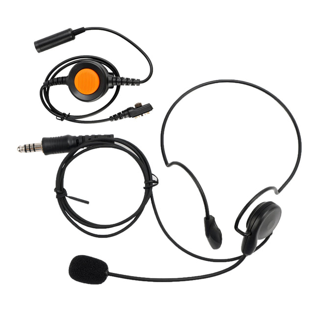 7.1-C7 Rückmontagestecker Taktisches Headset 6-Pin U94 PTT für Hytera PD780/700G/580