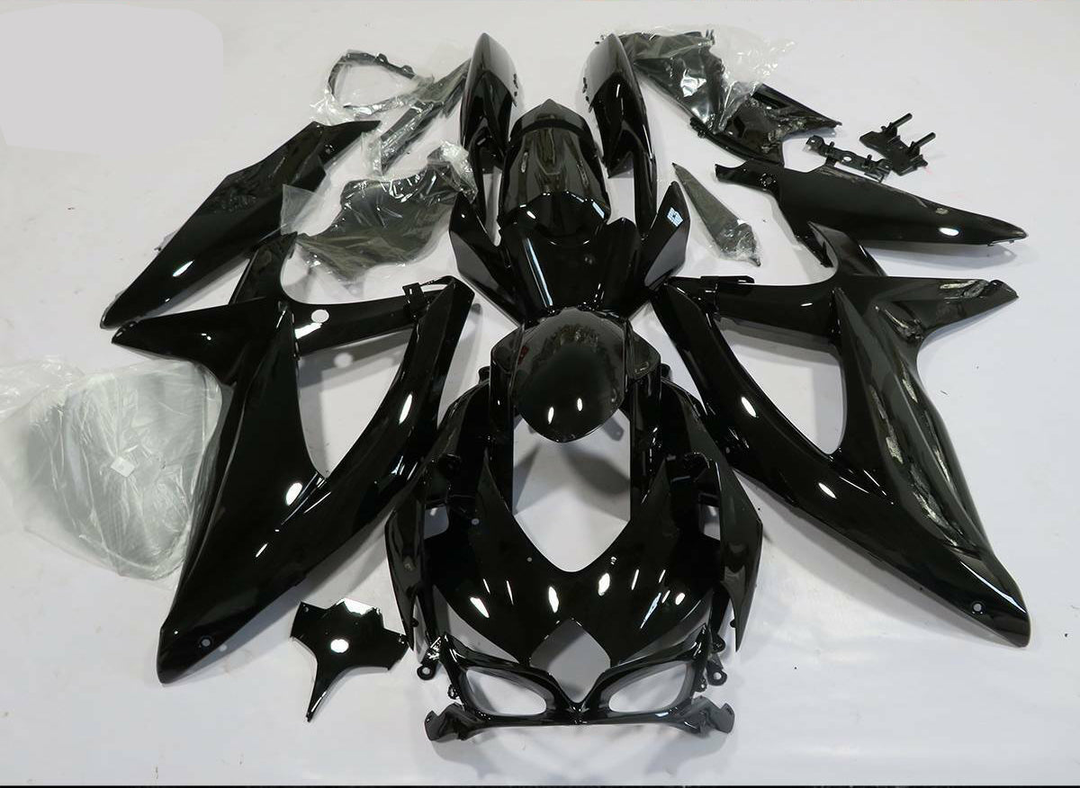 AMOTOPART-Verziehung Injektion Plastik Kit glänzend schwarz Passform für Suzuki GSXR600/750 2008-2010 Generic