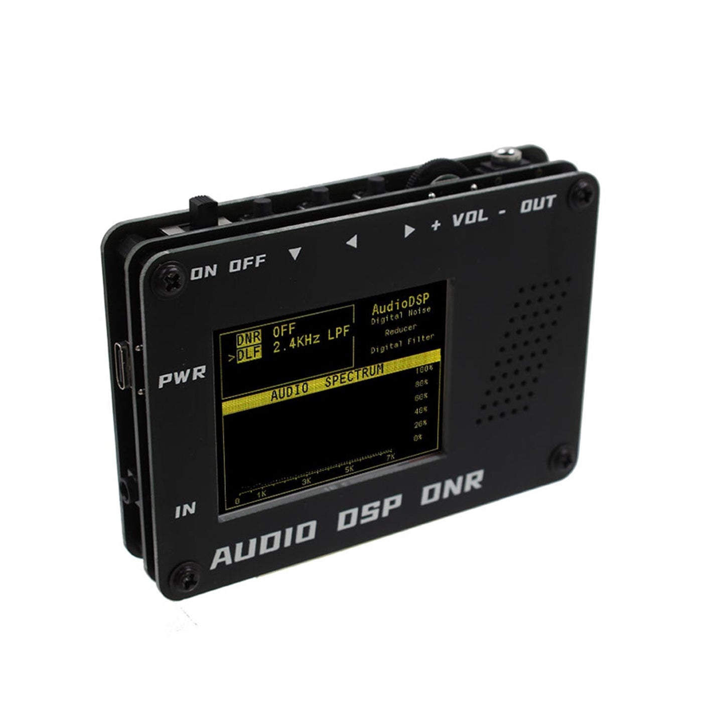 Audio DSP Rauschunterdrückung DNR Digitalfilter SSB Radio YAESU ICOM + Lautsprecher