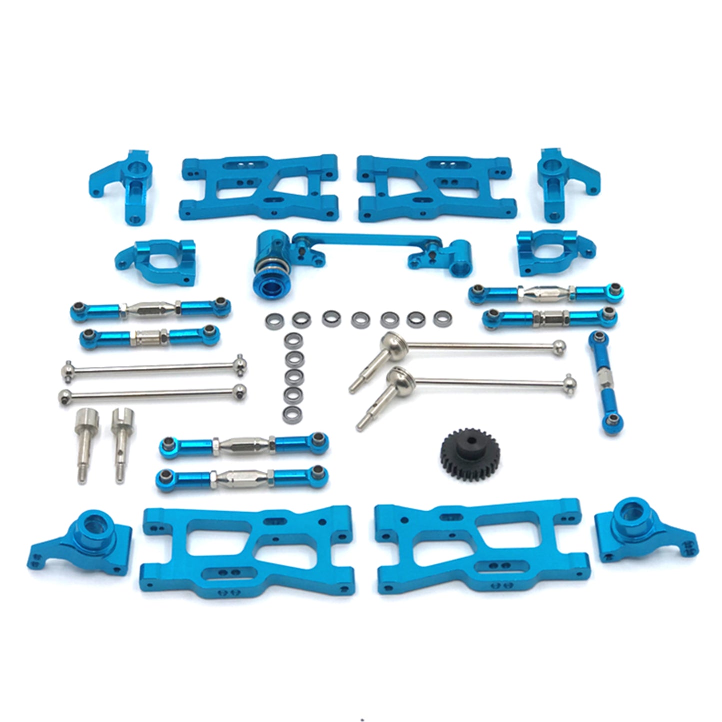 12Pcs Upgrade RC Teile Kit Für Wltoys 144001 144002 124016 124017 124018 124019