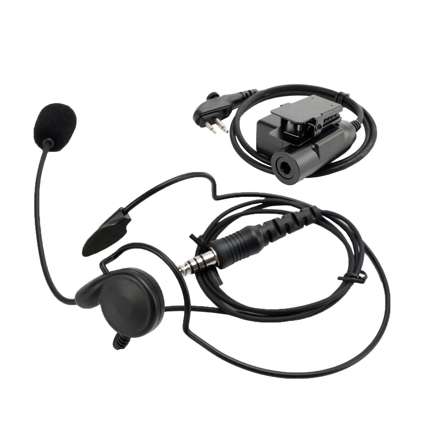 7,1-C7 Hinten Montieren Stecker Taktische Headset 6Pin U94 PTT Für HYT TD500 TD510 TD520