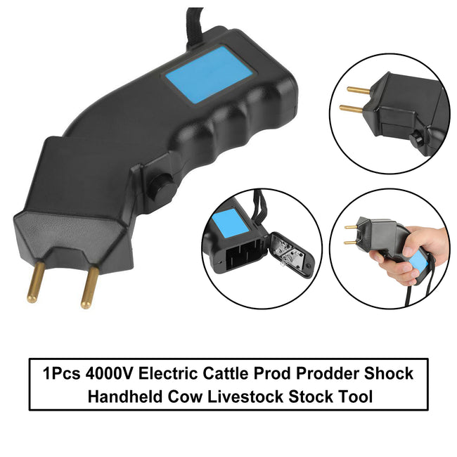 4000V Elektro Viehtreiber Prodder Shock Handheld Kuh Viehbestand Werkzeug