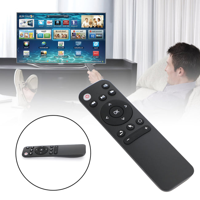 Bluetooth IR Learning Fernbedienung für Smart TV Box Projektor TV Laptop Telefon