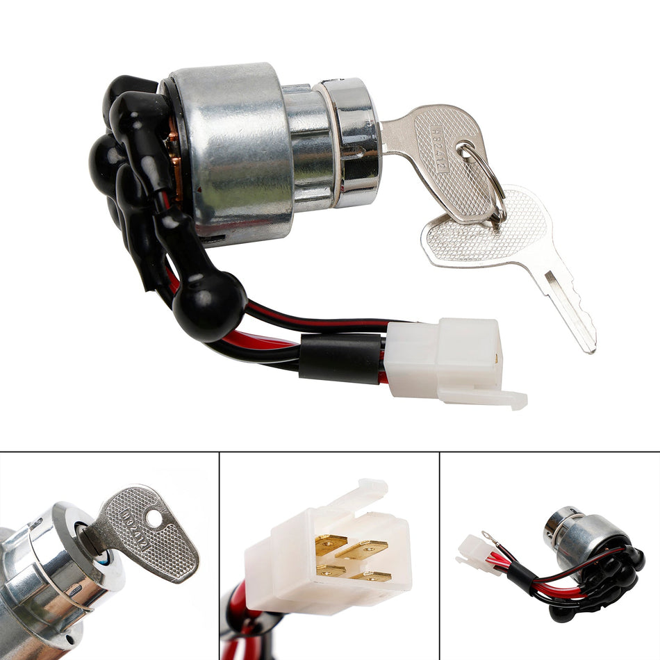 Zündschalter 38180-31800 3818031800 für Kubota L1802 L2002 Traktor mit 2 Schlüsseln