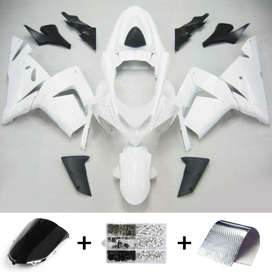 Kit de peur blanc Amotopart Kawasaki 2004-2005 ZX10R
