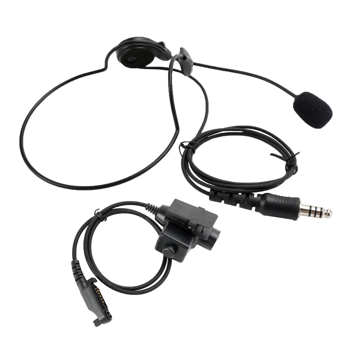 Für HYT PD680 PD685 X1E X1P 6Pin U94 PTT 7,1-C7 Hinten Montieren Stecker Taktische Headset