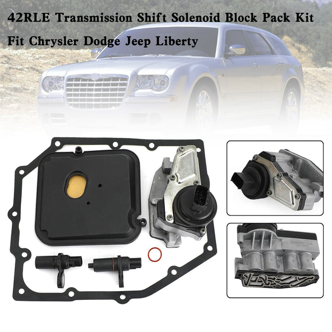 2007-2011 Nitro Ram 1500 V6 3.7L / Wrangler 3.8L Getriebe Schaltmagnetblock Pack Kit 42RLE 52854001AA 04799061AB