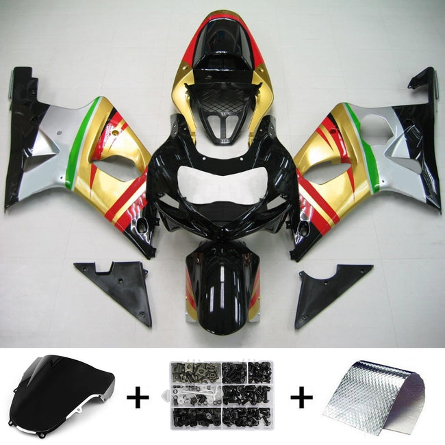 Amotopart Suzuki GSXR1000 2000-2002 Verkleidungskit K1 K2