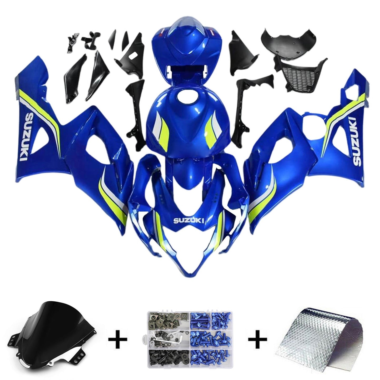 Amotopart Suzuki GSXR1000 2005¨C2006 K5 Verkleidungsset, Karosserie, Kunststoff, ABS